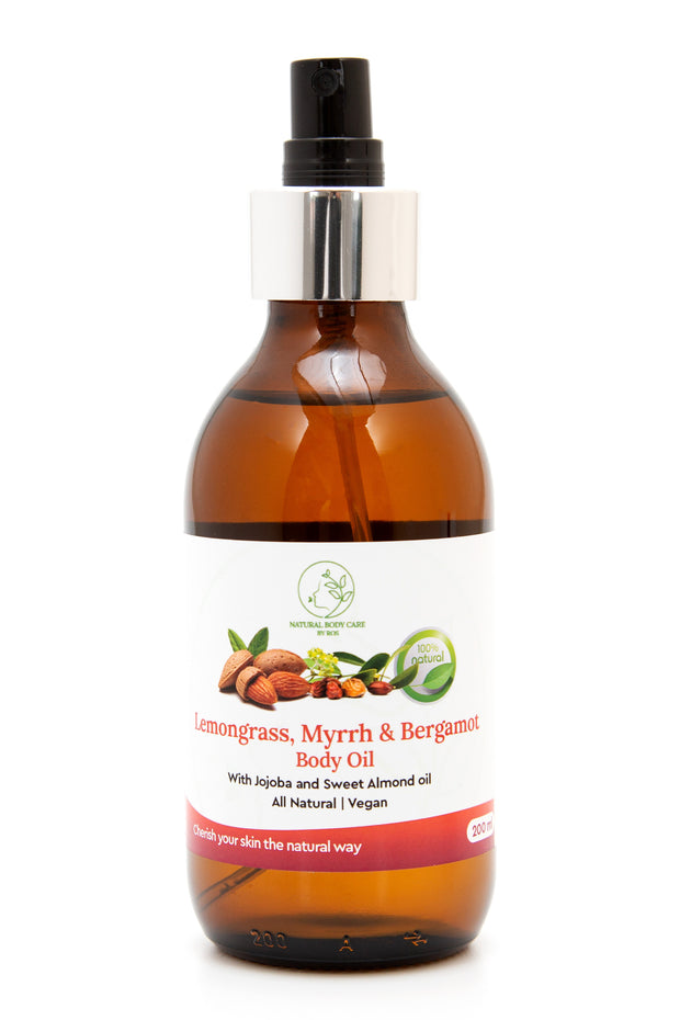 Lemongrass, Myrrh & Bergamot Body Oil